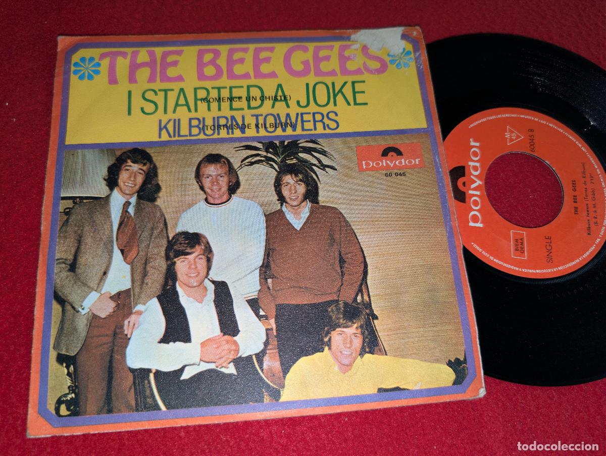 Discos de vinilo: THE BEE GEES I started a joke/Kilburn towers 7'' SINGLE 1969 Polydor ESPA&Ntilde;A SPAIN