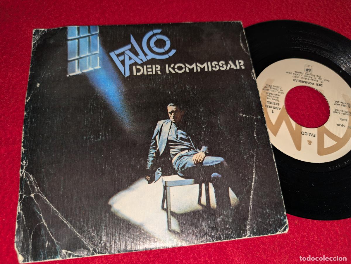 Discos de vinilo: FALCO Der kommissar/Helden von heute 7'' SINGLE 1982 A&M ESPA&Ntilde;A SPAIN