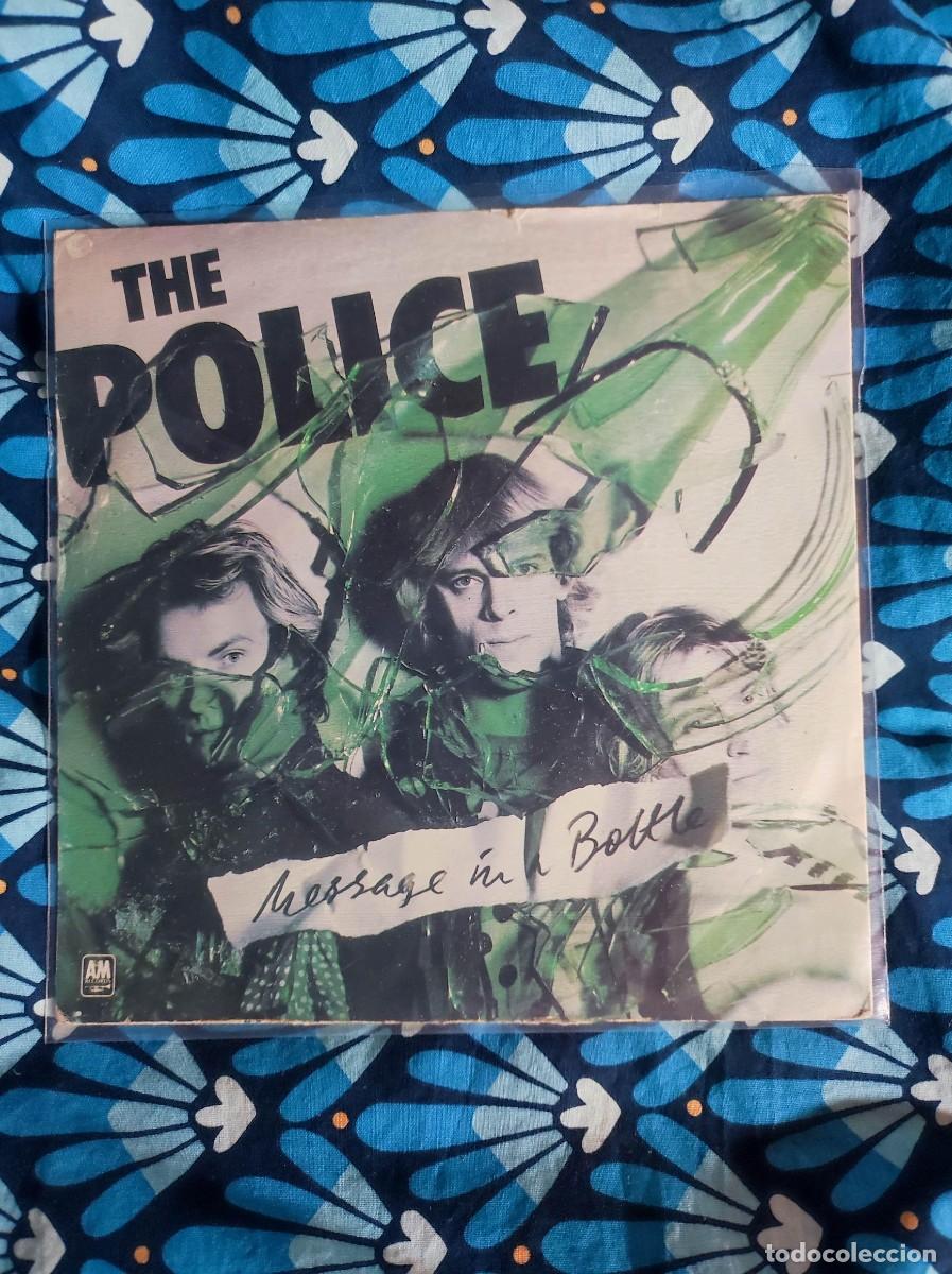 Discos de vinilo: Vinilo Verde Trasl&uacute;cido (Bottle Green) Rareza 7&rdquo; - The Police Message In A Bottle