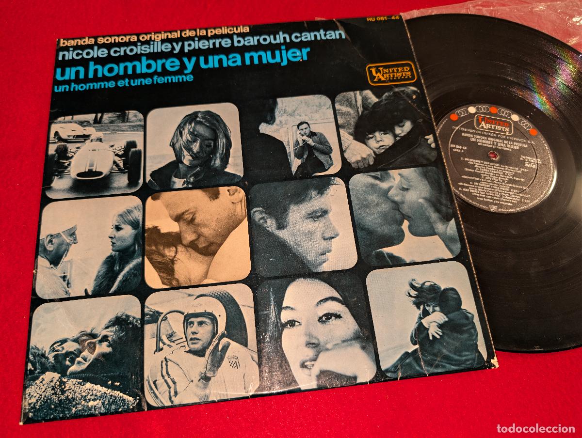 Discos de vinilo: UN HOMBRE Y UNA MUJER HOMME ET FEMME BSO OST Nicole Croisille+Pierre Barouh LP 1966 ESPA&Ntilde;A SPAIN