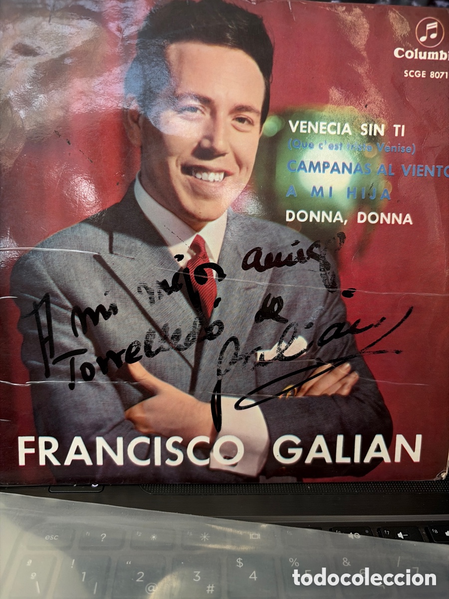 Discos de vinilo: FRANCISCO GALIAN - VENECIA SIN TI + 3 EP SPAIN