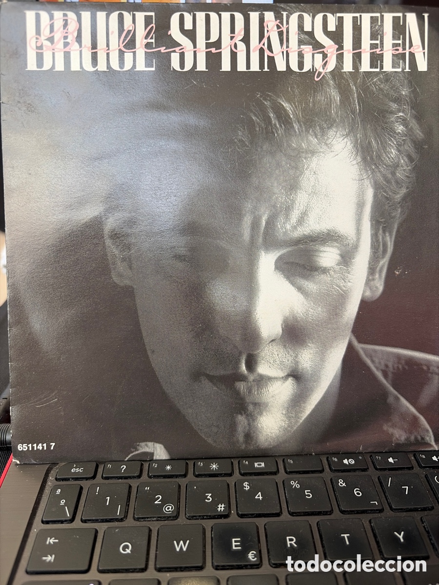 Discos de vinilo: BRUCE SPRINGSTEEN - BRILLIANT DISGUISE + LUCKY SINGLE UK