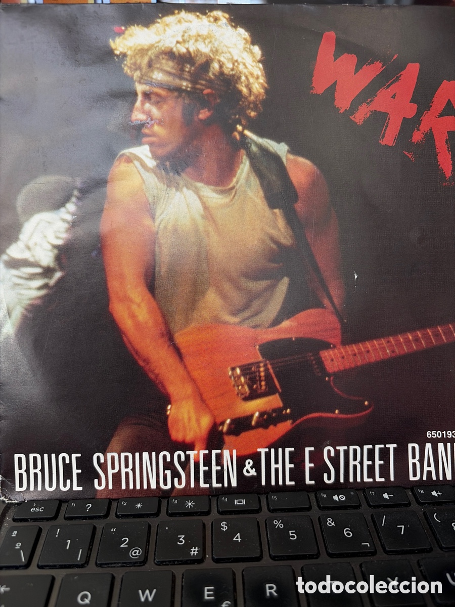 Discos de vinilo: BRUCE SPRINGSTEEN AND THE E STREET BAND - WAR + MERRY CHRISTMAS BABY SINGLE