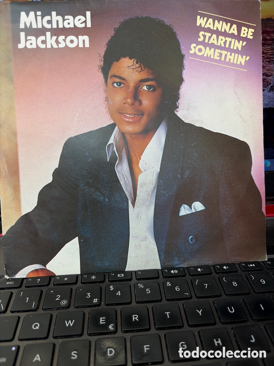 Discos de vinilo: MICHAEL JACKSON - WANNA BE STARTIN SOMETHING SINGLE FRANCIA - Foto 1