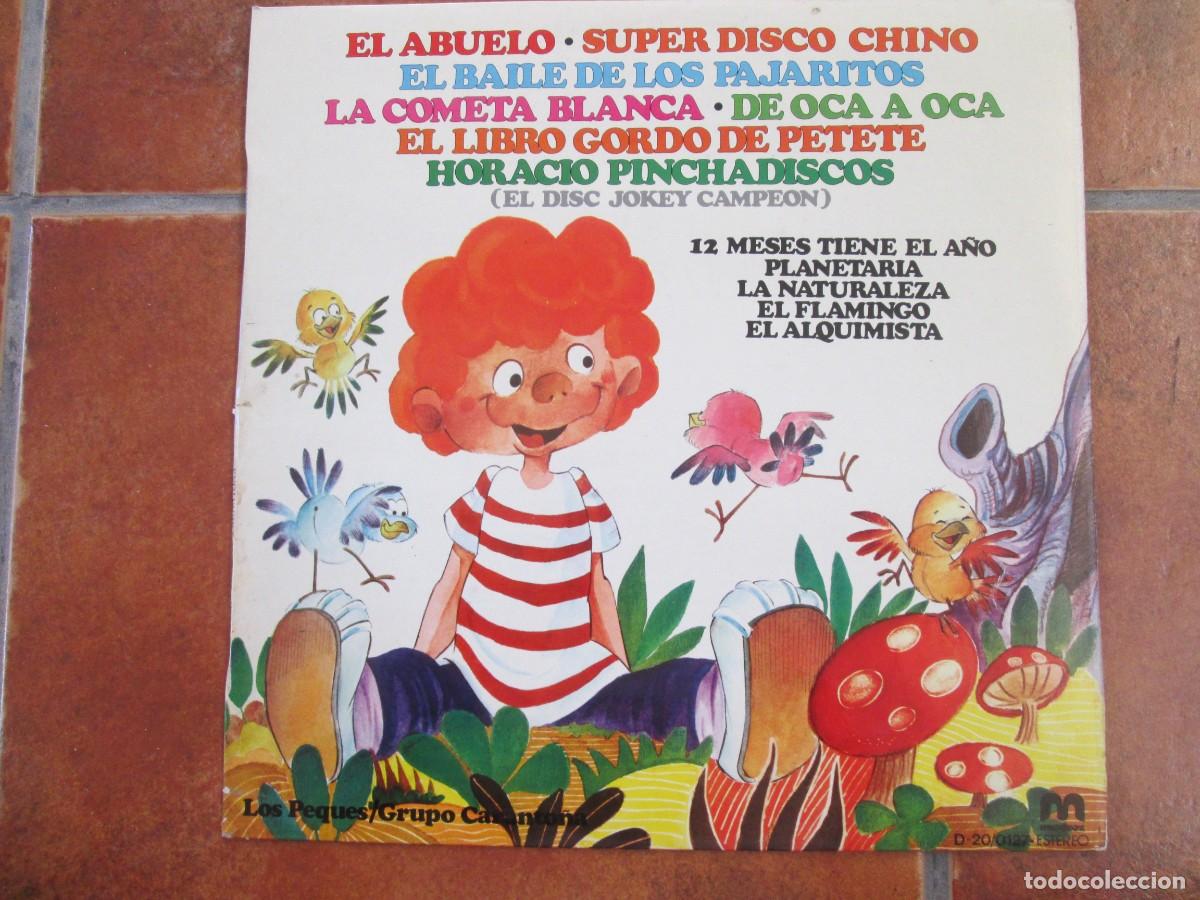 Discos de vinilo: LOS PEQUES / GRUPO CARANTO&Ntilde;A - El Abuelo. LP, ed espa&ntilde;ola 12&rdquo; 1981. Muy buen estado (VG+)