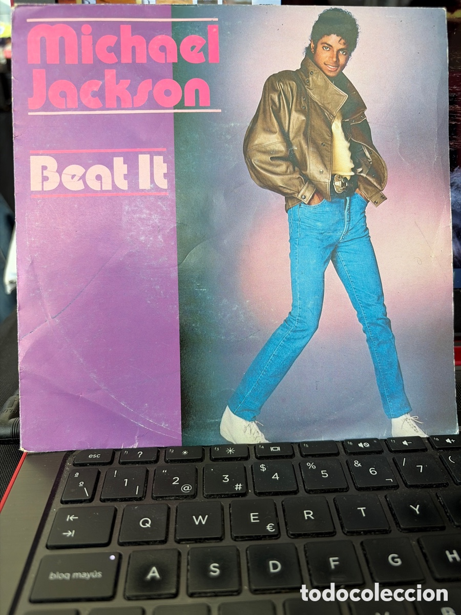 Discos de vinilo: MICHAEL JACKSON - BEAT IT + GET ON THE FLOOR SINGLE HOLANDA