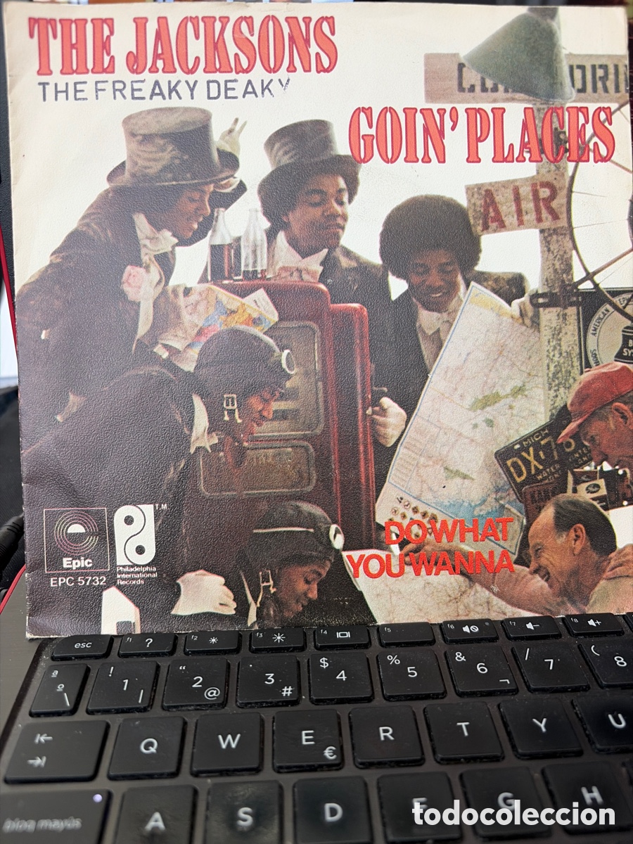 Discos de vinilo: THE JACKSONS - GOIN PLACES + DOWHAT YOU WANNA SINGLE HOLANDA