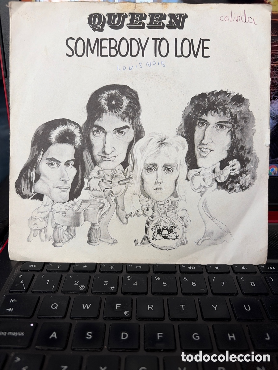 Discos de vinilo: QUEEN - SOMEBODY TO LOVE + WHITE MAN SINGLE IMPORTADO