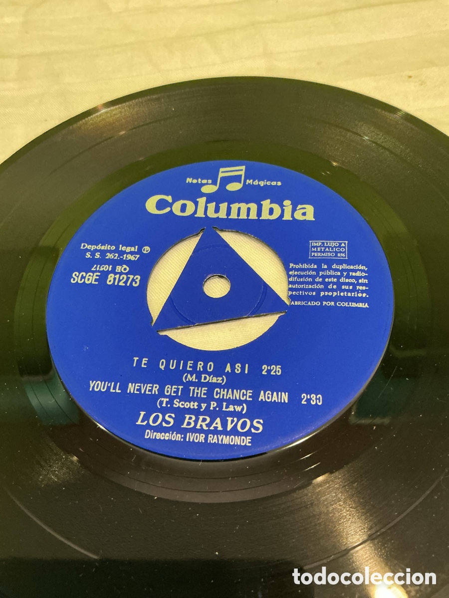Discos de vinilo: Los Bravos &ndash; Los chicos con las chicas &ndash; EP vinilo 1967 - Foto 4
