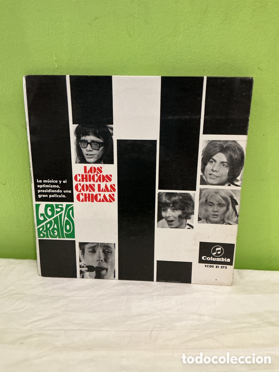 Discos de vinilo: Los Bravos &ndash; Los chicos con las chicas &ndash; EP vinilo 1967 - Foto 2