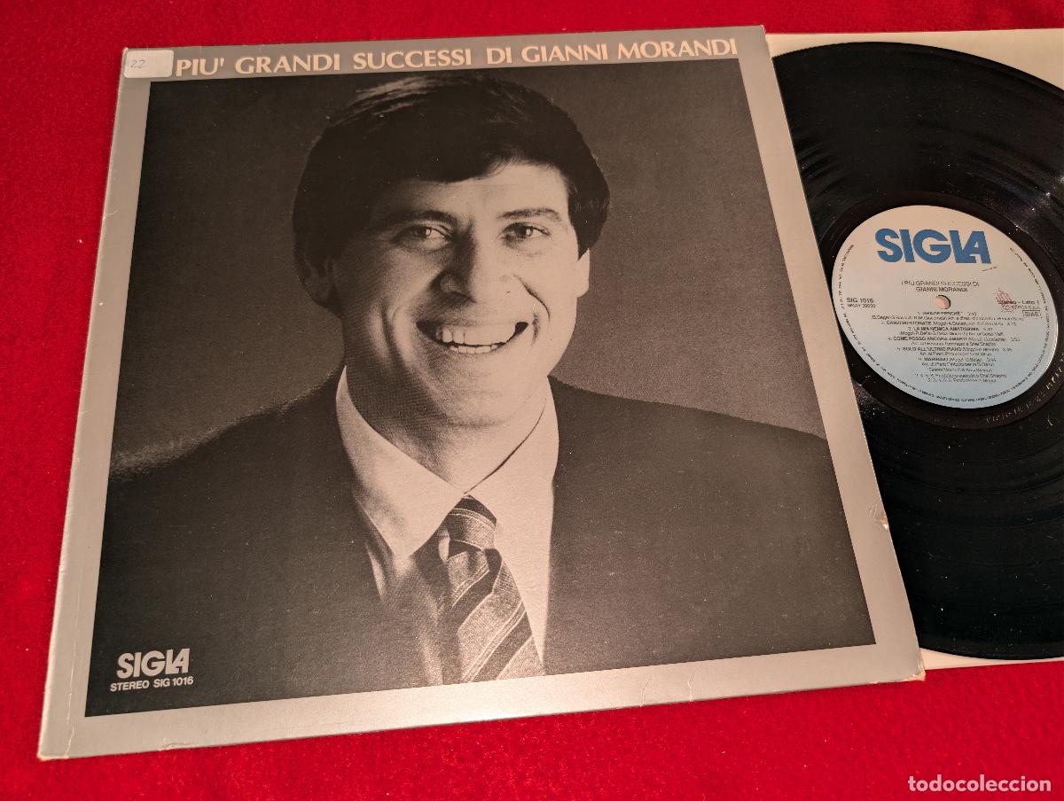 Discos de vinilo: GIANNI MORANDI I piu grandi successi di LP 1984 Sigla ITALIA ITALY