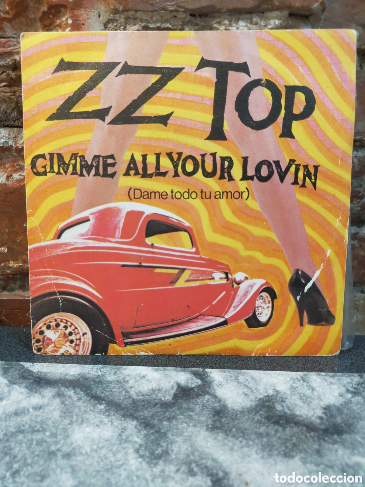 Vinyl-Schallplatten: Disco promocional 7&rdquo; de ZZ Top &ndash; Gimme All Your Lovin (Dame todo tu amor)