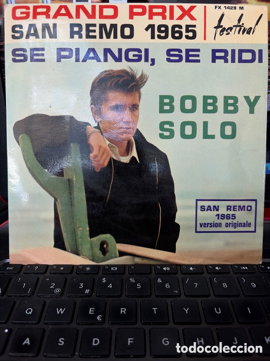 Discos de vinilo: BOBBY SOLO - SE PIANGI SE RIDI + 3 EP ITALIA