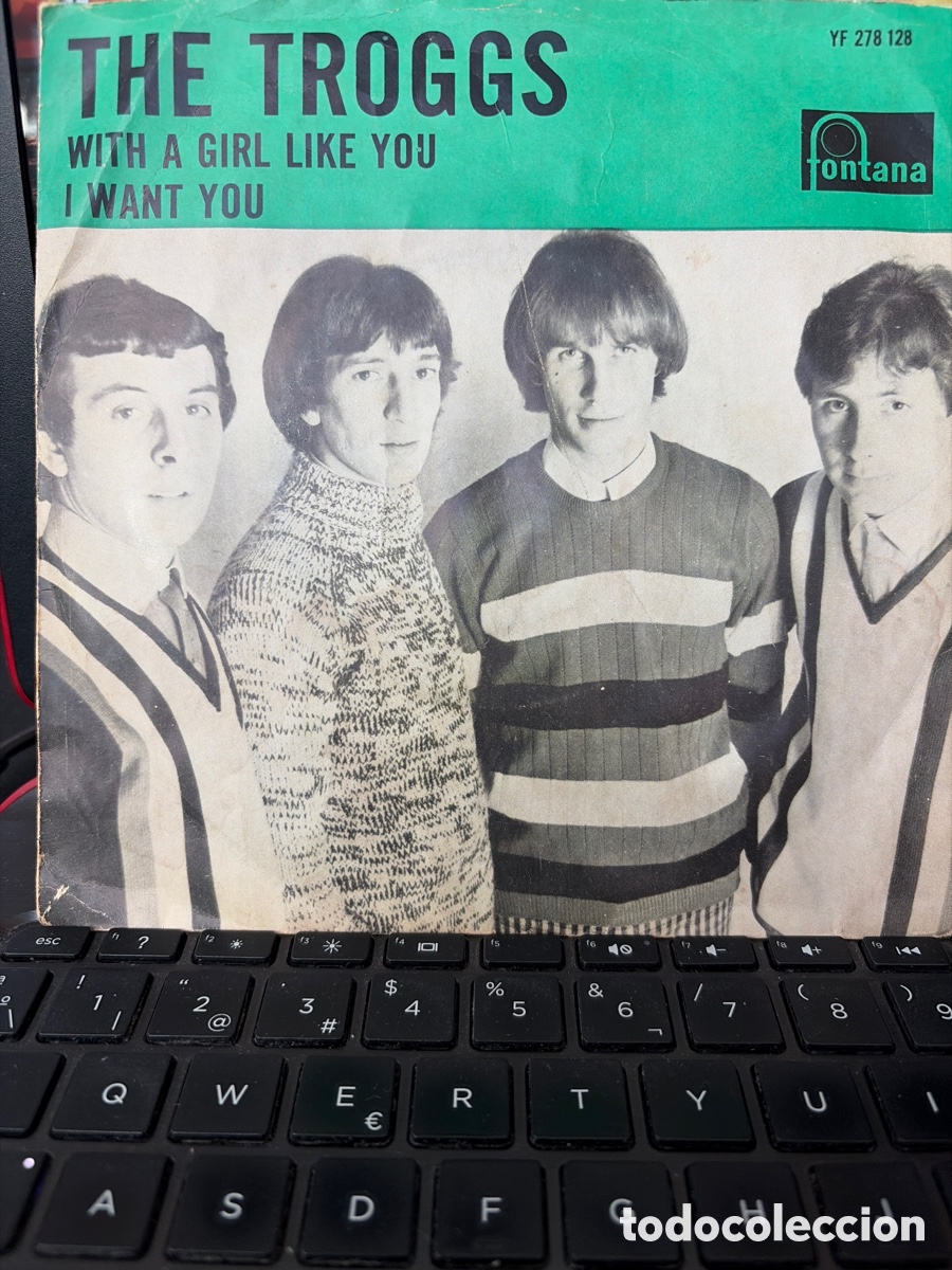 Discos de vinilo: THE TROGGS - WITH A GIRL LIKE YOU + I WANT YOU SINGLE IMPORTAD