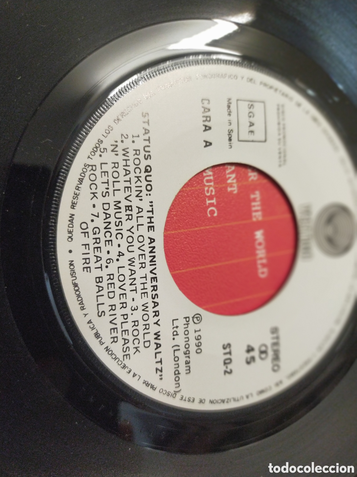 Discos de vinilo: Disco promocional STATUS QUO - Foto 4