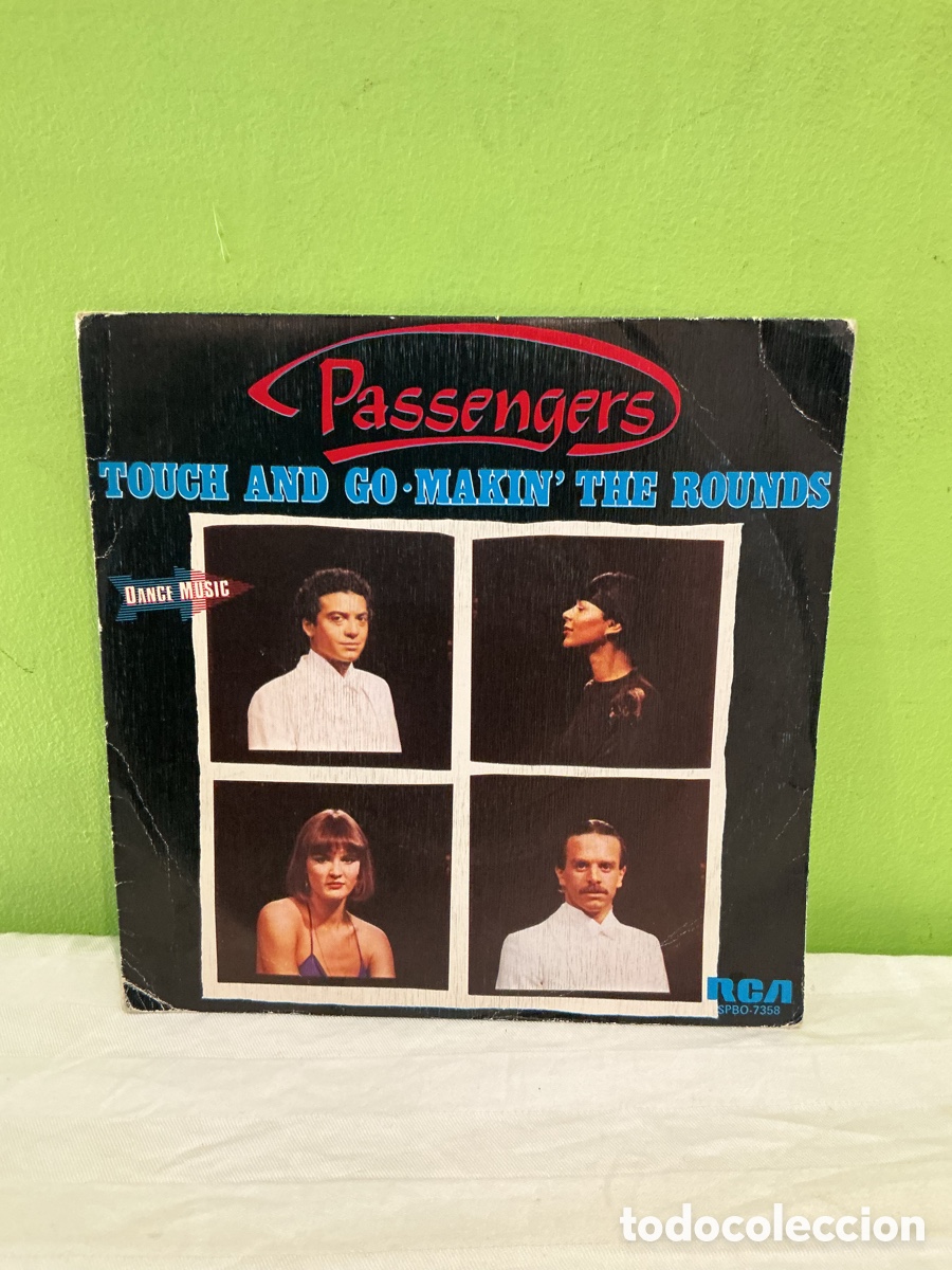 Discos de vinilo: Passengers &ndash; Touch and Go / Makin&rsquo; the Rounds &ndash; Single 1982 - Foto 3