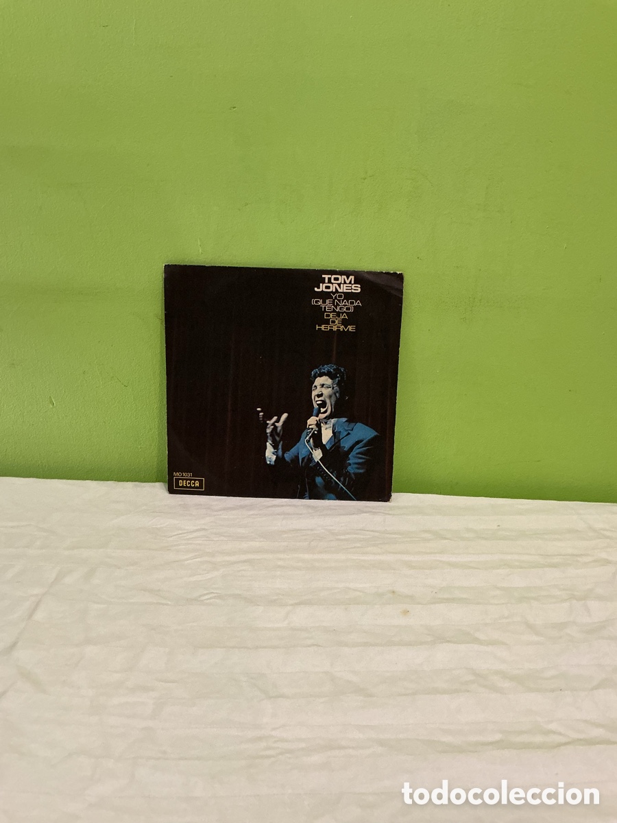 Discos de vinilo: Tom Jones &ndash; Yo (que nada tengo) &ndash; Single 1970 - Foto 6