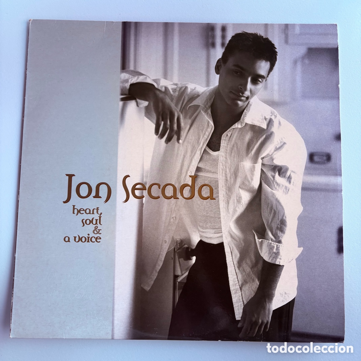 Discos de vinilo: Lp jon secada Heart, Soul & A Voice edici&oacute;n espa&ntilde;ola de 1994