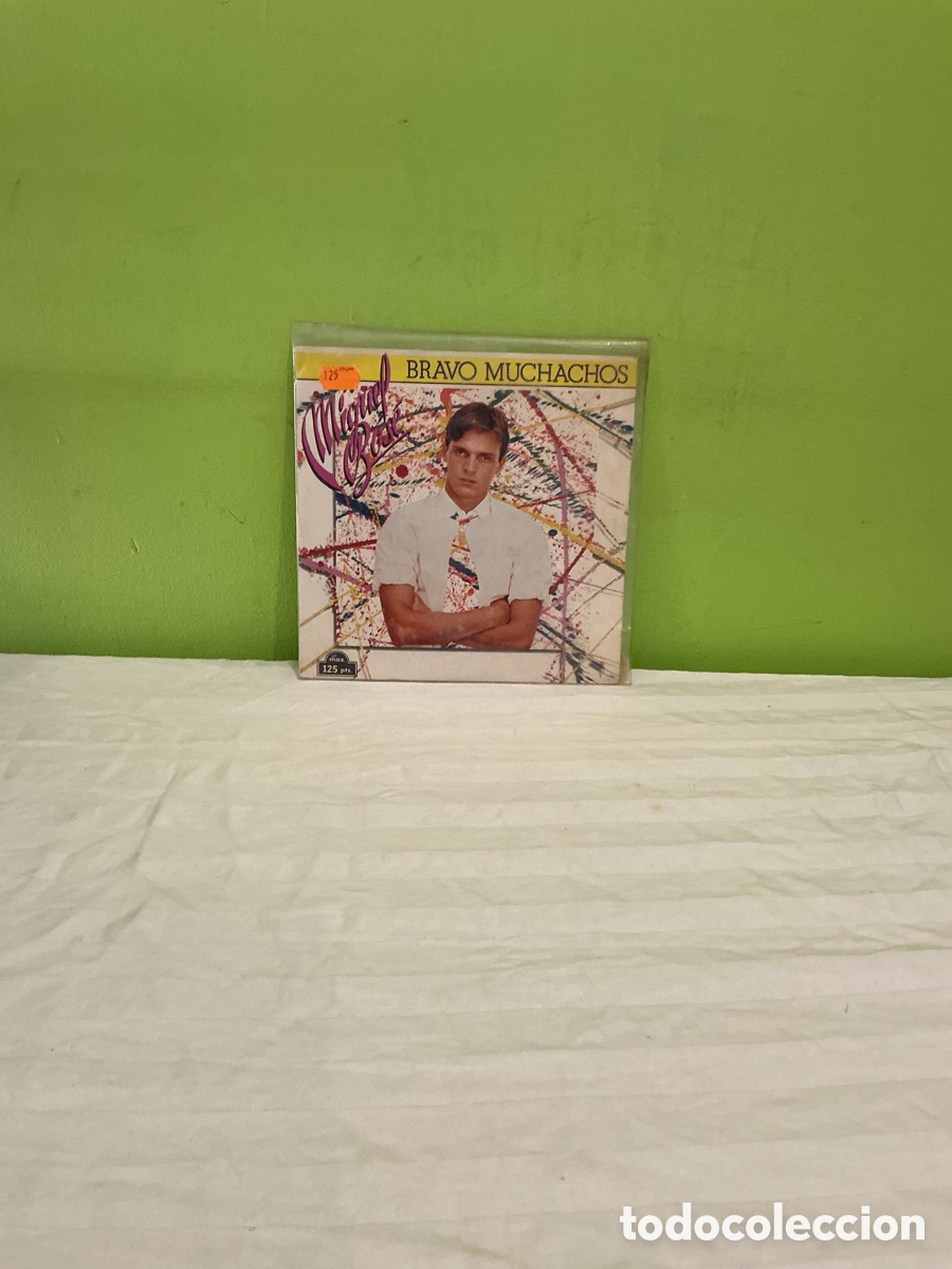 Discos de vinilo: Miguel Bos&eacute; &ndash; Bravo muchachos &ndash; Single 1982 - Foto 6