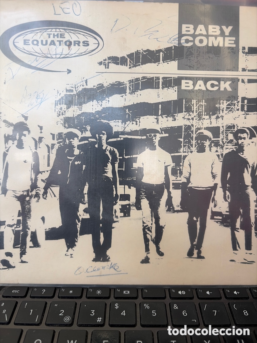 Discos de vinilo: THE EQUATORS - BABY COME BACK SINGLE FIRMADO POR EL ARTISTA