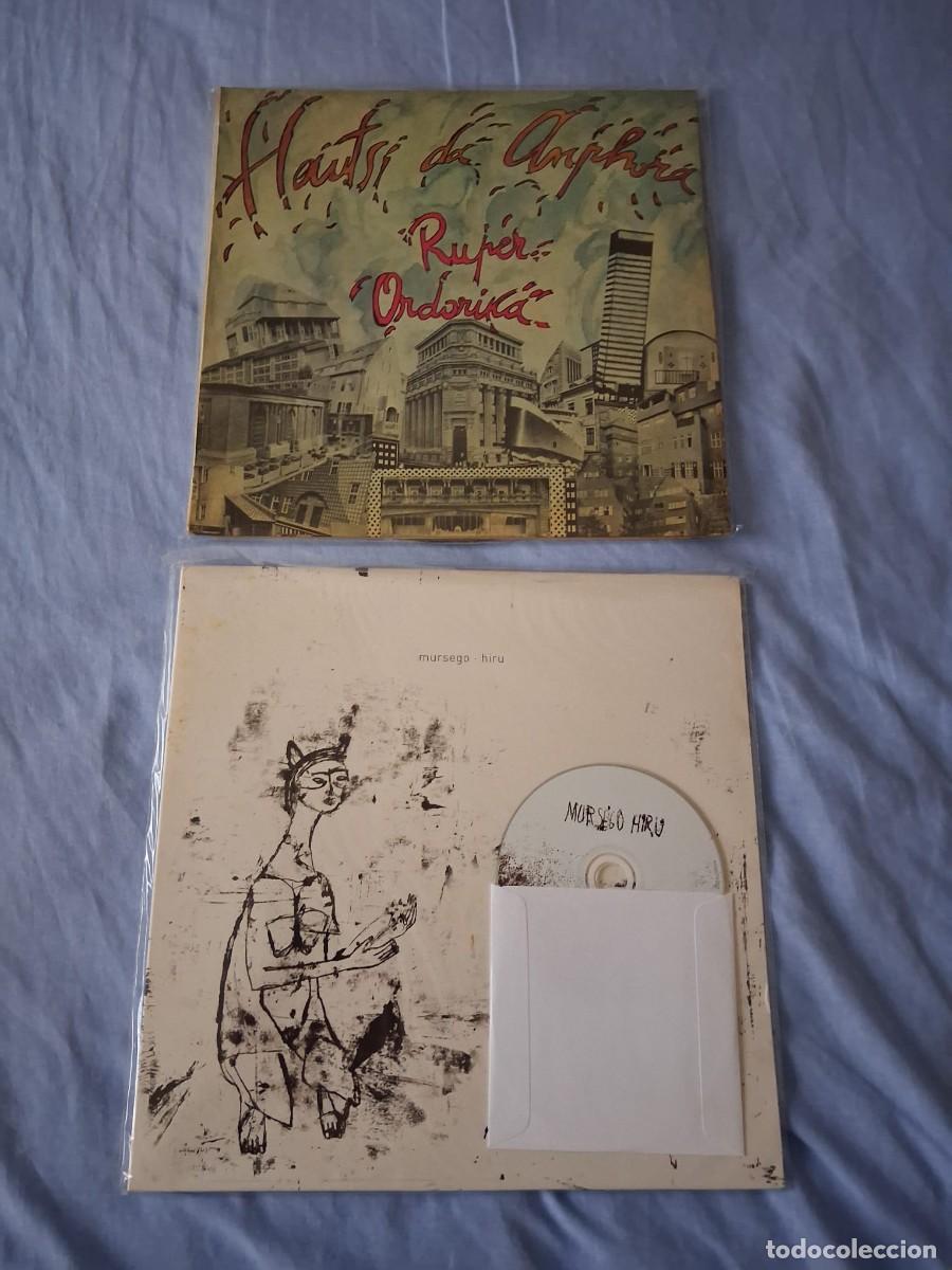Discos de vinilo: Ruper Ordorika &ndash; Hautsi Da Anphora - LP + Mursego &ndash; Hiru - LP+CD