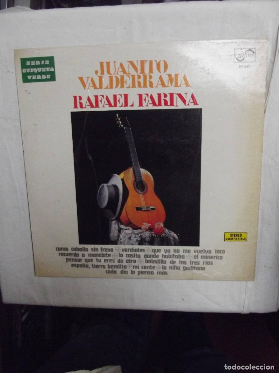 Discos de vinilo: LP JUANITO VALDERRAMA & RAFAEL FARINA ( NO PUEDO PROBARLO )
