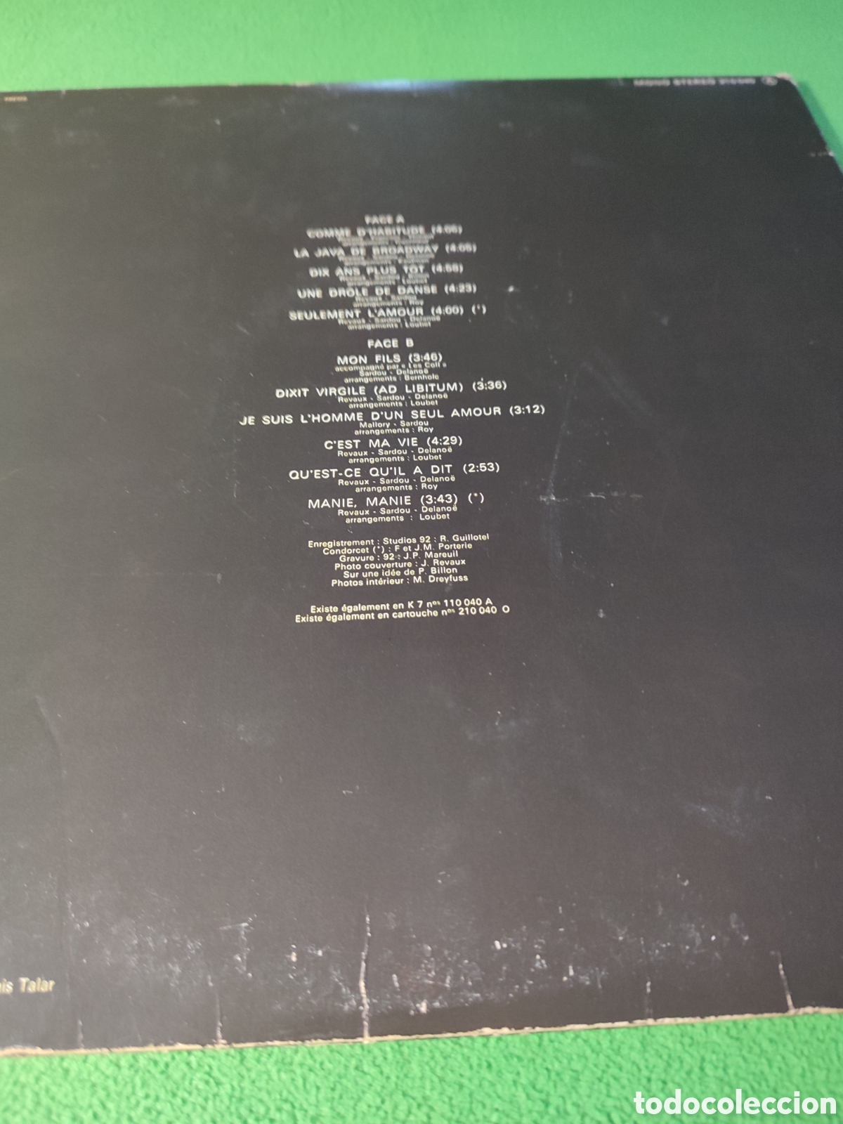 Discos de vinilo: Michel Sardou - Sardou Edici&oacute;n francesa - Foto 4