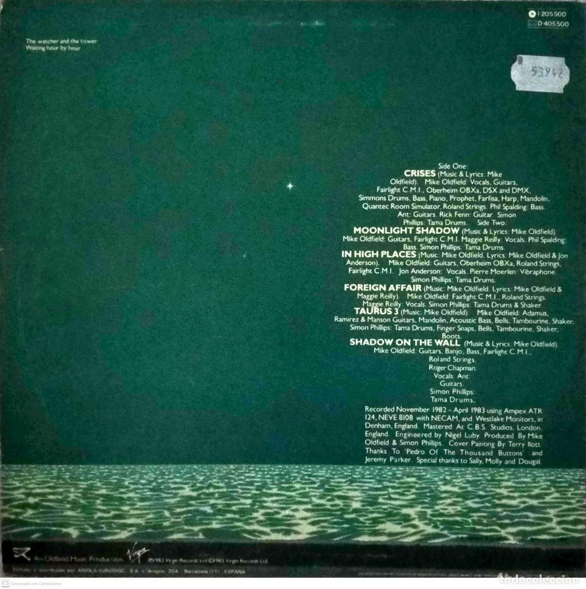 Discos de vinilo: Mike Oldfield &ndash; Crises