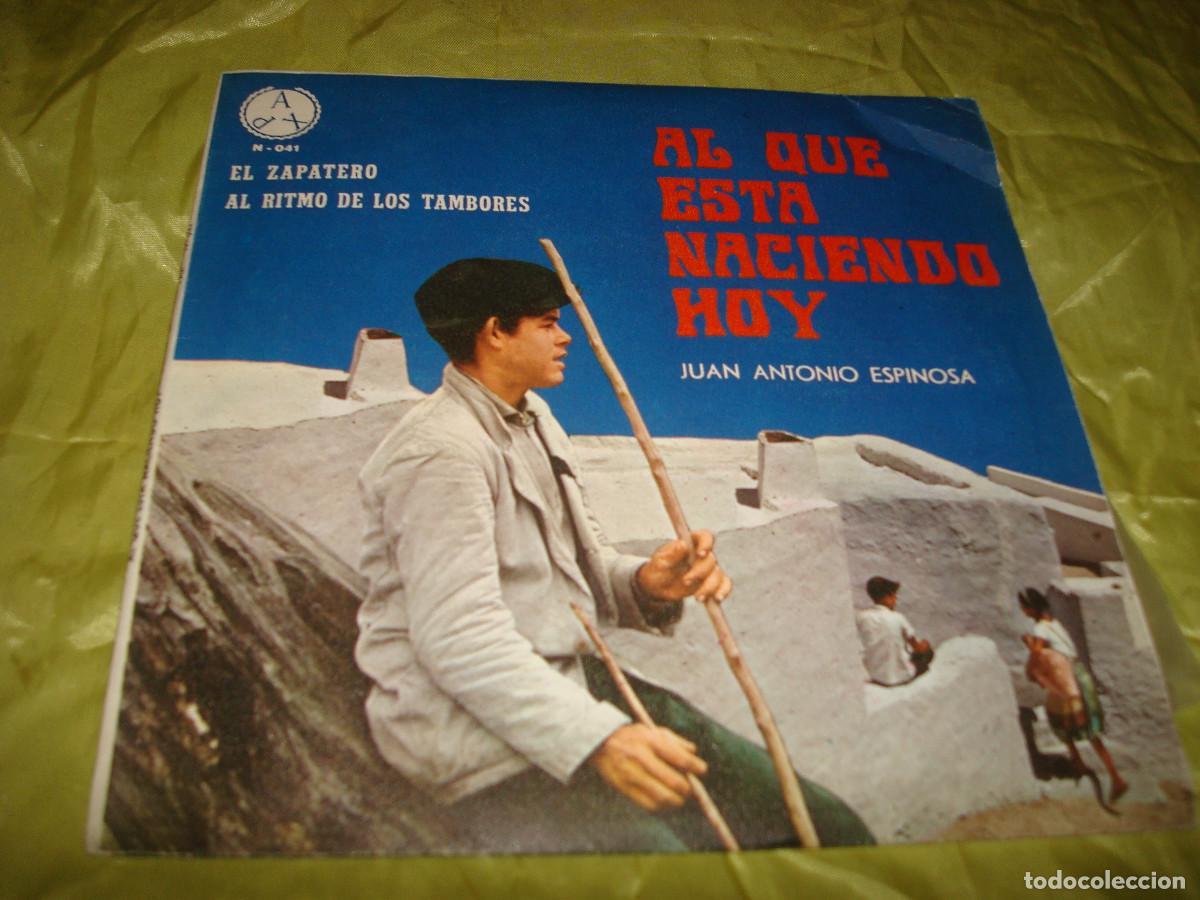 Discos de vinilo: JUAN ANTONIO ESPINOSA. AL QUE ESTA NACIENDO HOY. DISCOTECA PAX, 1971. IMPECABLE(#)