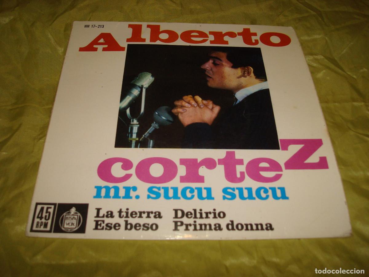 Discos de vinilo: ALBERTO CORTEZ. MR. SUCU SUCU. LA TIERRA + 3. EP. HISPAVOX, 1962
