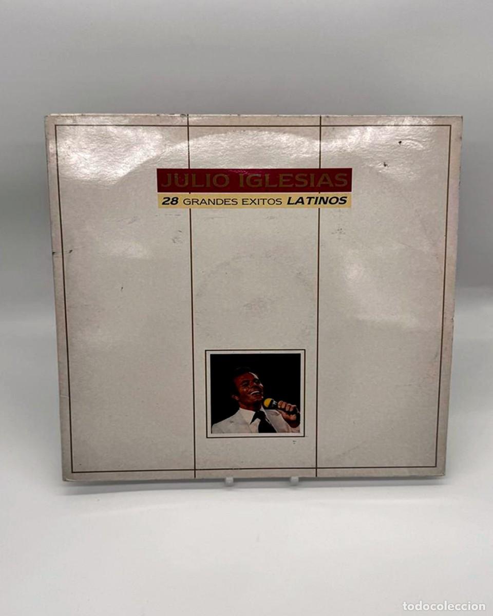 Discos de vinilo: Julio Iglesias - 28 Grandes &Eacute;xitos Latinos - Doble Vinilo LP Original 1989