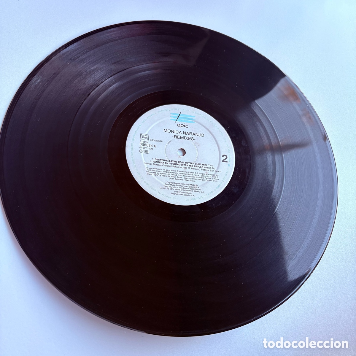 Discos de vinilo: Maxi 12&rsquo;&rsquo; monica naranjo remixes de 1997 - Foto 5