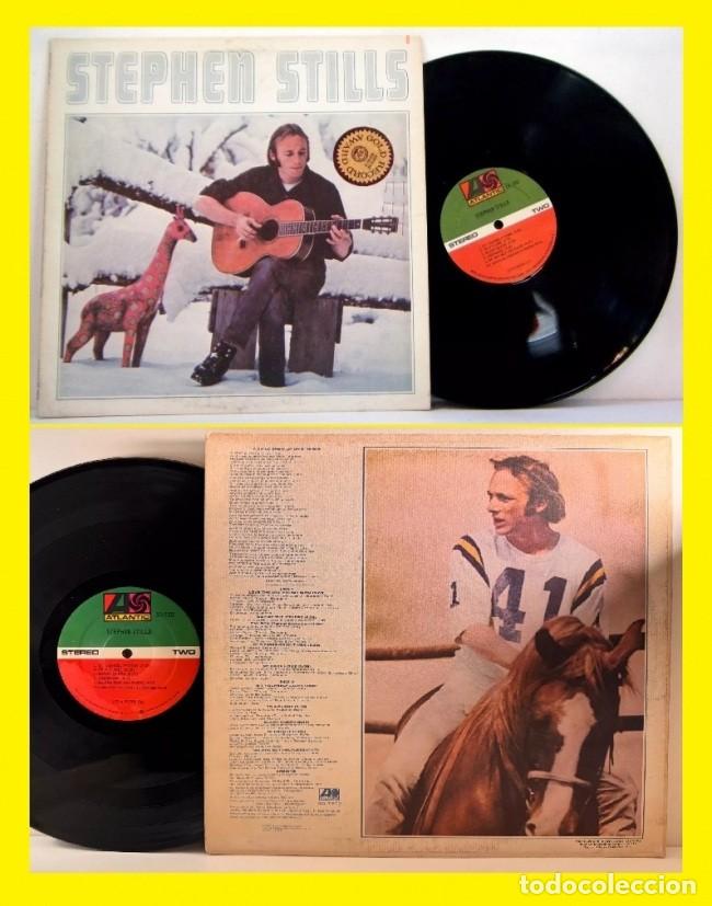 Discos de vinilo: STEPHEN STILLS 1970 - 1&ordm; LP JIMI HENDRIX & ERIC CLAPTON ATLANTIC ORIG USA EDT ORG TEXTURA, EXC