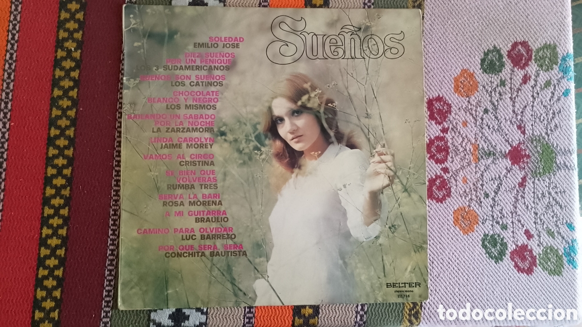 Discos de vinilo: Sue&ntilde;os canciones rom&aacute;nticas - Foto 1