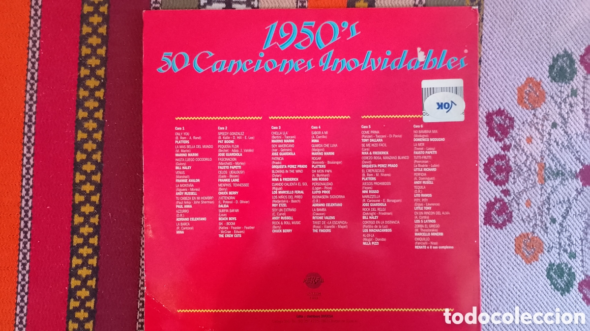 Discos de vinilo: 50 canciones inolvidables 1950 - Foto 2