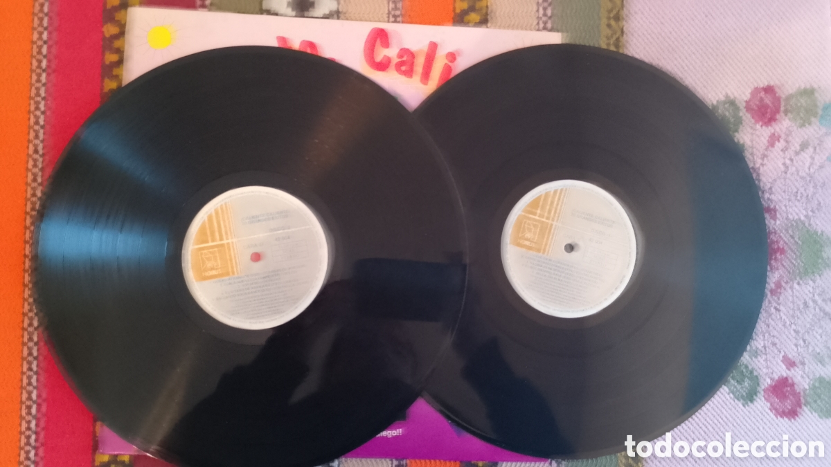 Discos de vinilo: Caliente caliente 20 super exitos - Foto 3