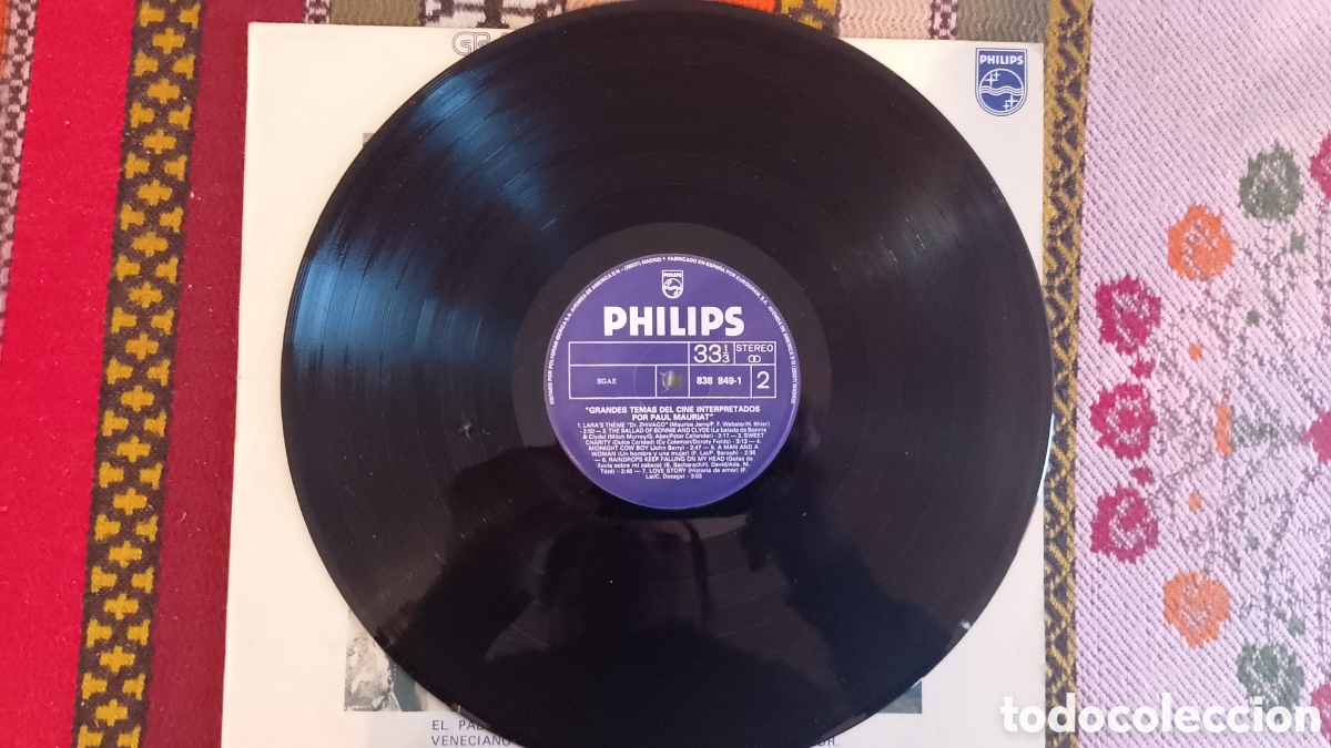 Discos de vinilo: Paul mauriat temas de cine - Foto 3