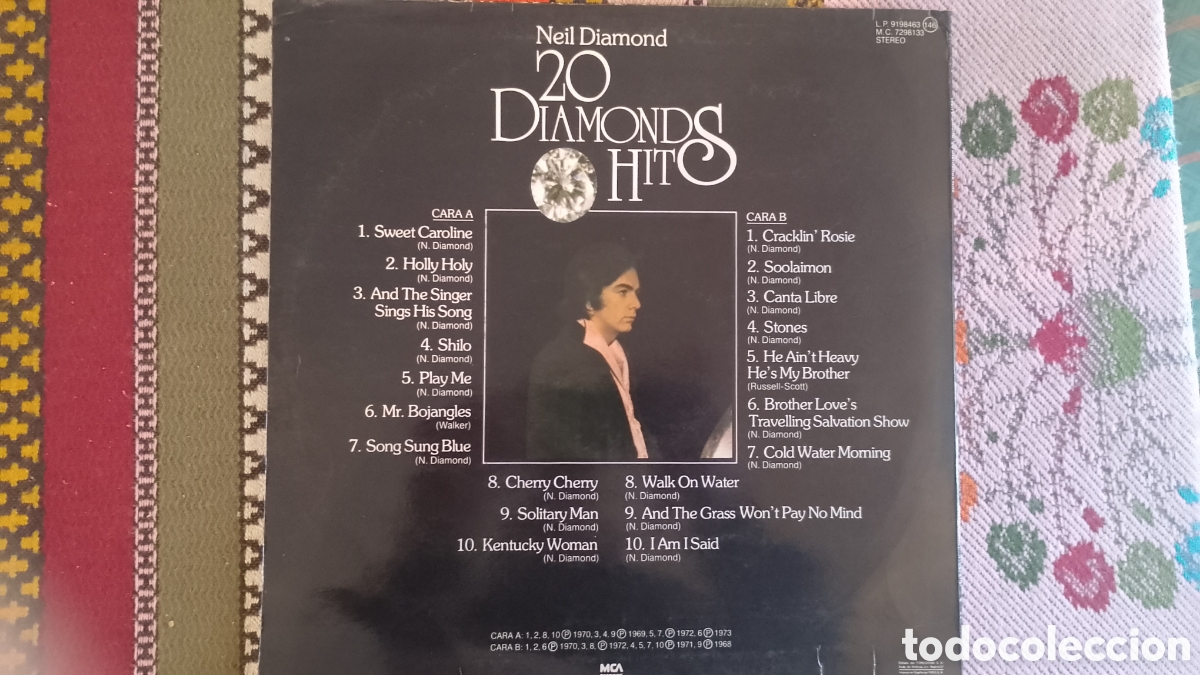 Discos de vinilo: Neil Diamond 20 grandes hits - Foto 2