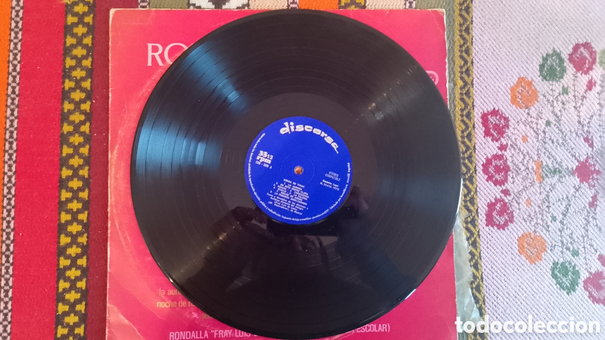 Discos de vinilo: Ronda de tunas fray luis de leon - Foto 3