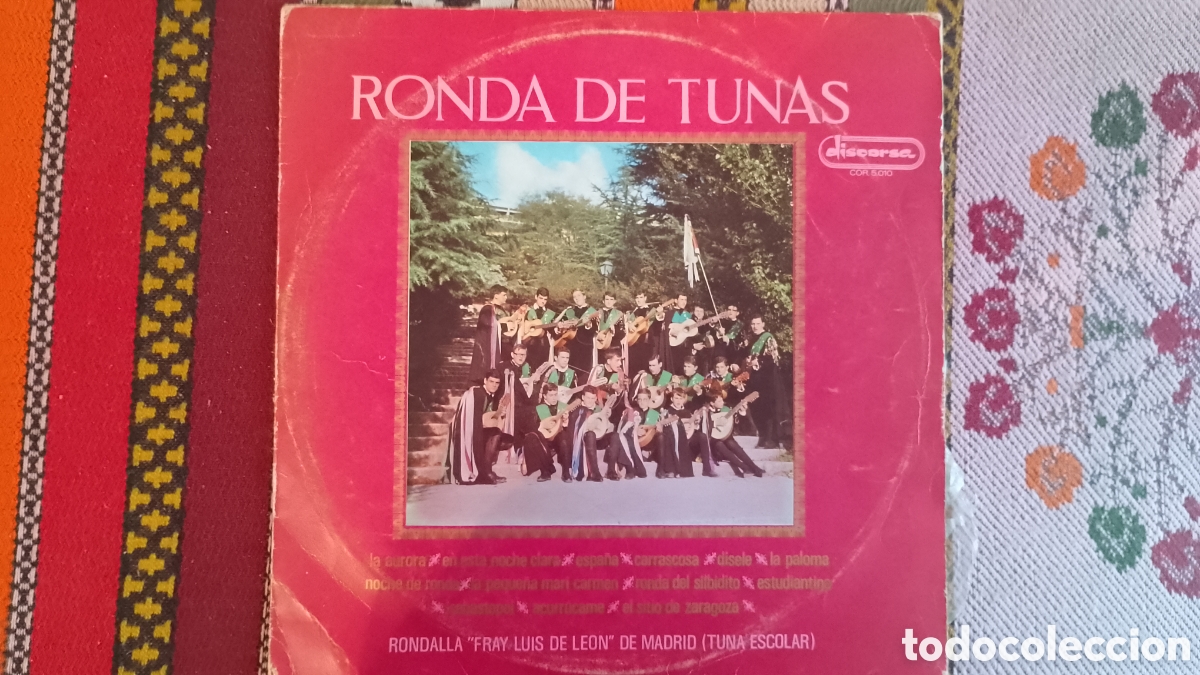 Discos de vinilo: Ronda de tunas fray luis de leon - Foto 1