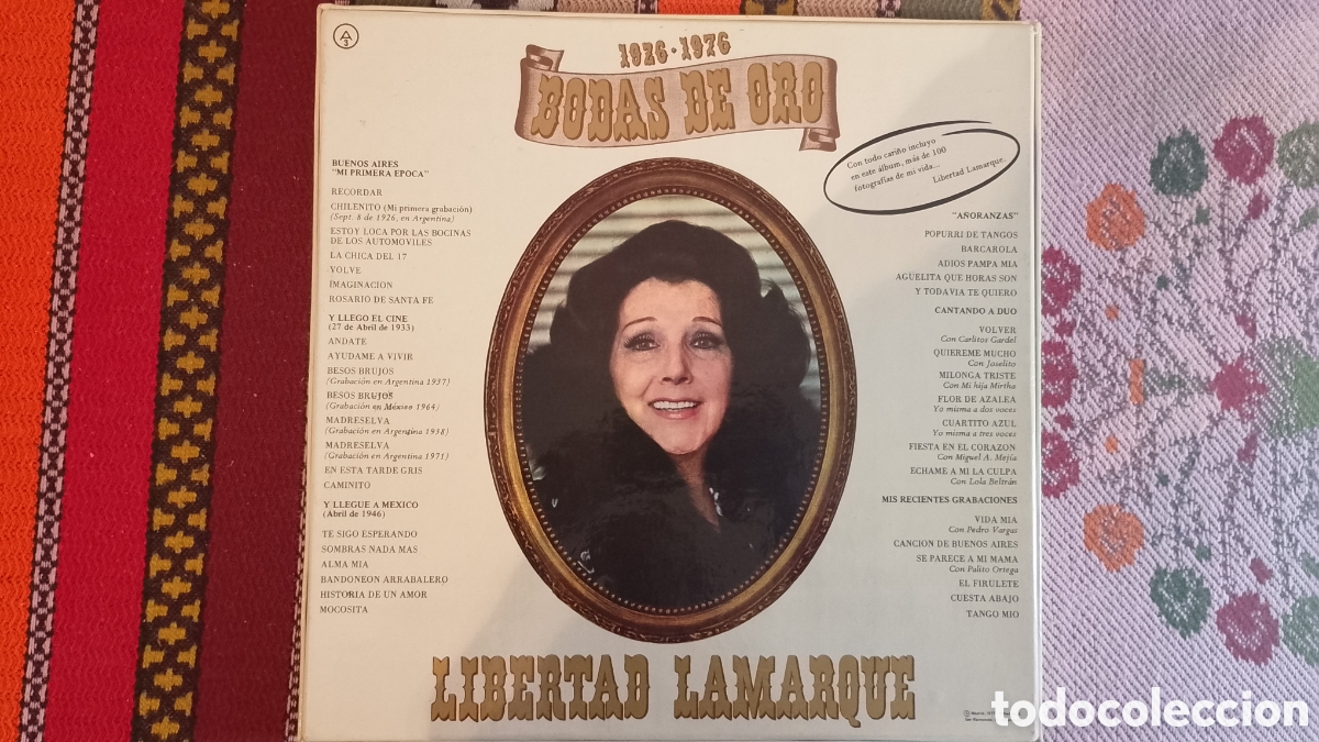 Discos de vinilo: Bodas de oro libertad lamarque - Foto 2
