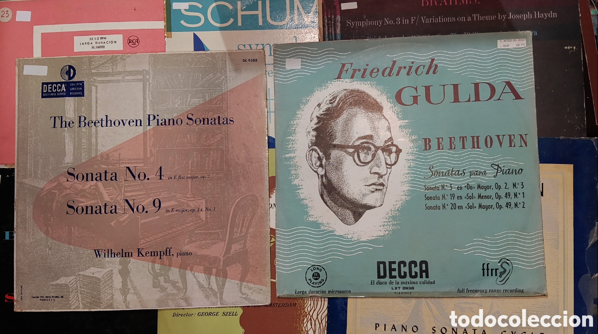 Discos de vinilo: LOTE SCHUMAN BRAHMS BEETHOVEN
