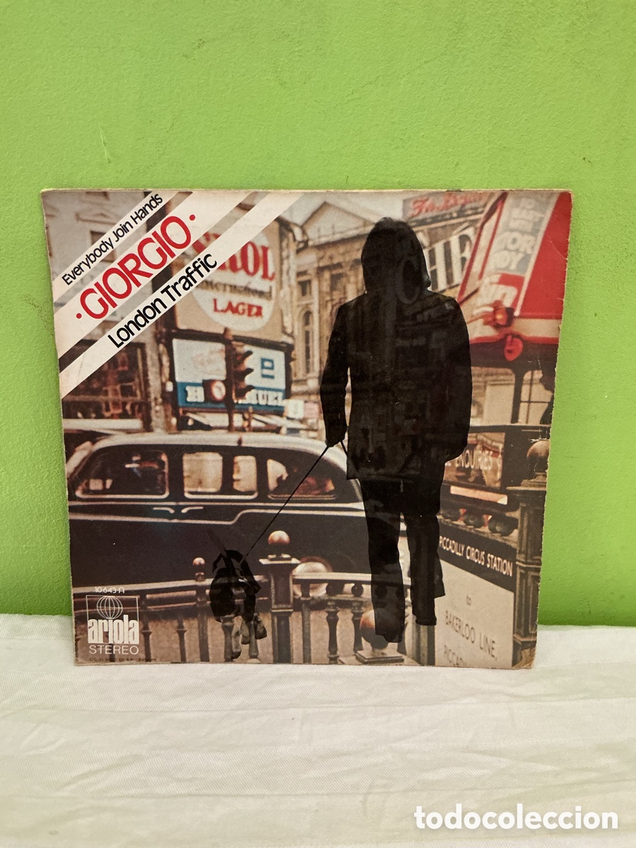Discos de vinilo: Giorgio Moroder &ndash; Everybody Join Hands / London Traffic &ndash; Single 1972 - Foto 7