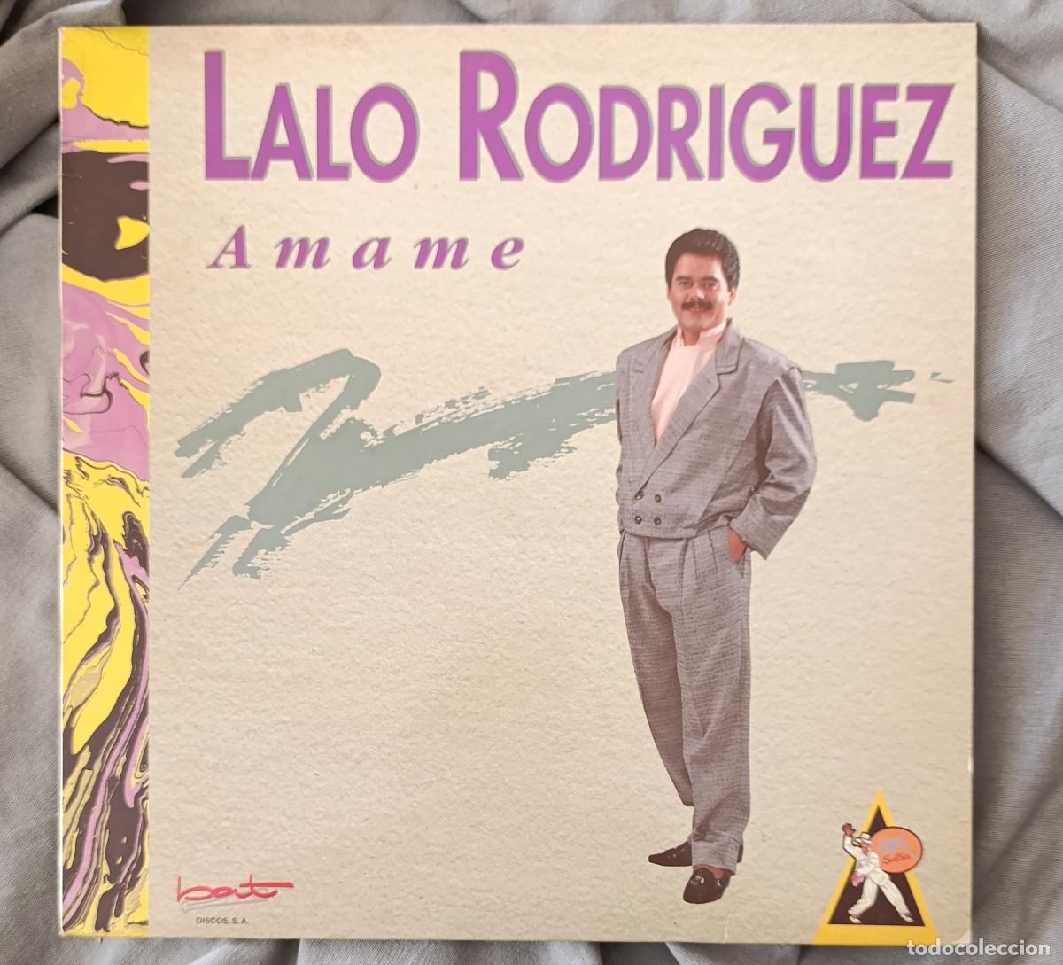 Discos de vinilo: LALO RODR&Iacute;GUEZ - &Aacute;MAME. LP 1990. - Foto 2