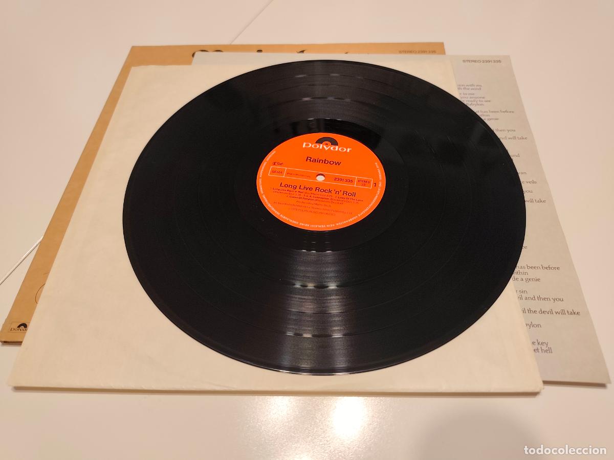 Discos de vinilo: Rainbow &ndash; Long Live Rock N Roll- LP disco vinilo - Foto 4