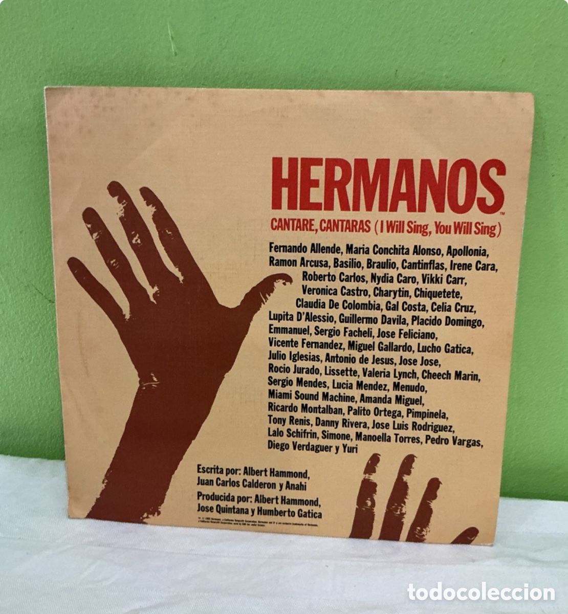 Vinyl-Schallplatten: Hermanos &ndash; Cantar&eacute;, cantar&aacute;s &ndash; Single 1985