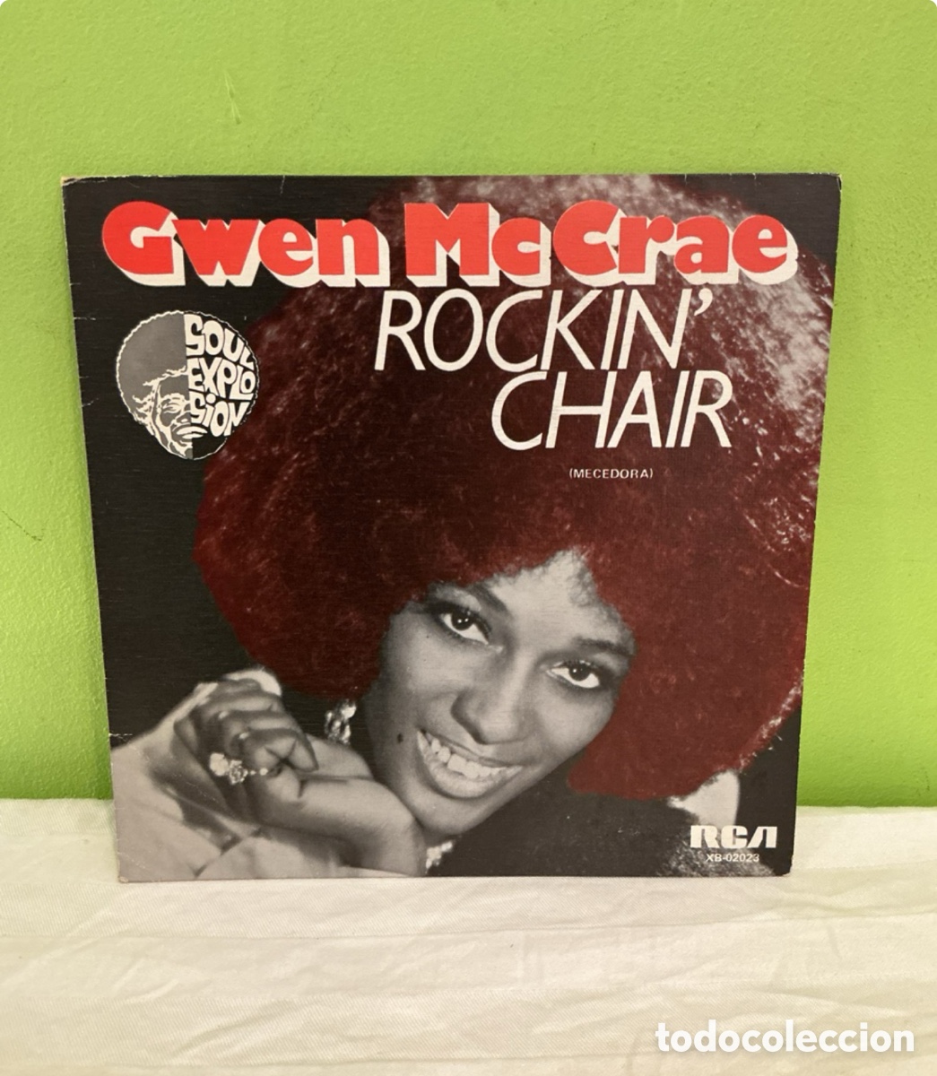 Disques de vinyle: Gwen McCrae &ndash; Rockin&rsquo; Chair &ndash; Single vinilo 1975