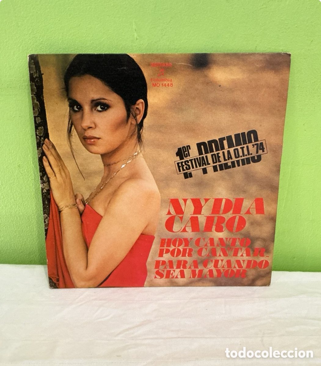 Disques de vinyle: Nydia Caro &ndash; Hoy canto por cantar &ndash; Single vinilo 1974