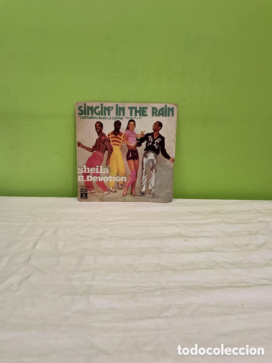 Discos de vinilo: Sheila B. Devotion &ndash; Singin&rsquo; in the Rain &ndash; Single 1978 - Foto 5
