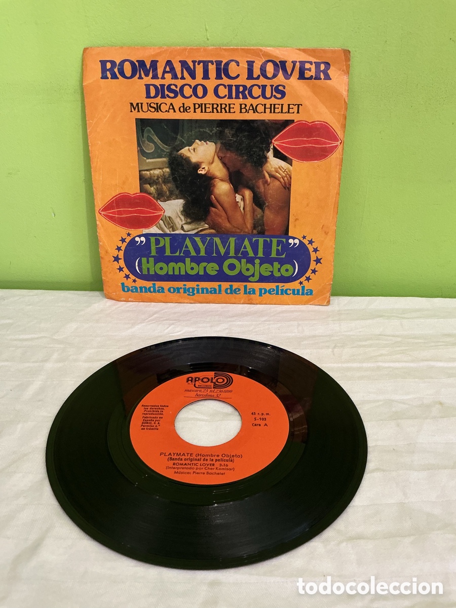 Discos de vinilo: Pierre Bachelet &ndash; Playmate (Hombre objeto) &ndash; Single BSO 1978 - Foto 3